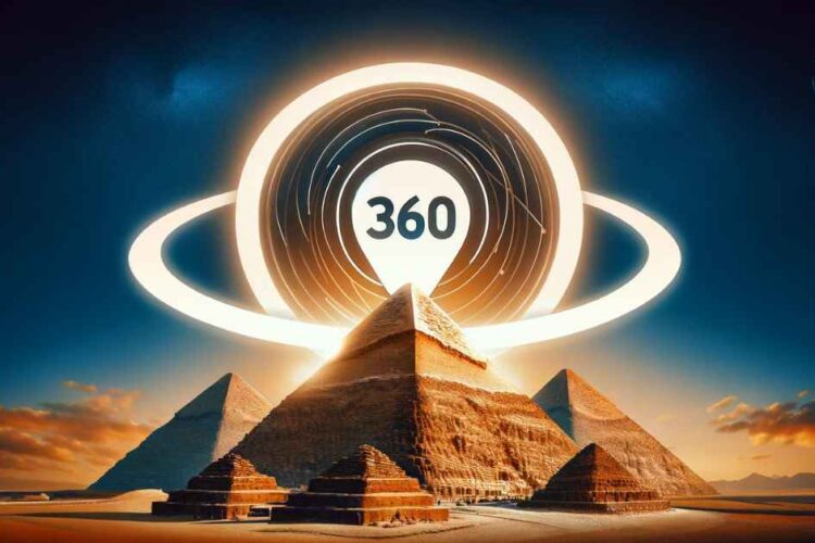 360 video of egypt's pyramids - free 360 tour